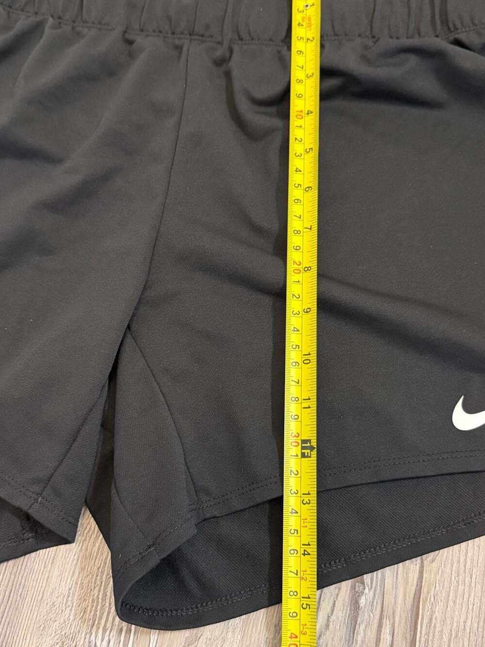 Nike Women's Black Dri-FIT Athletic Running Shorts - Picture 4 of 6